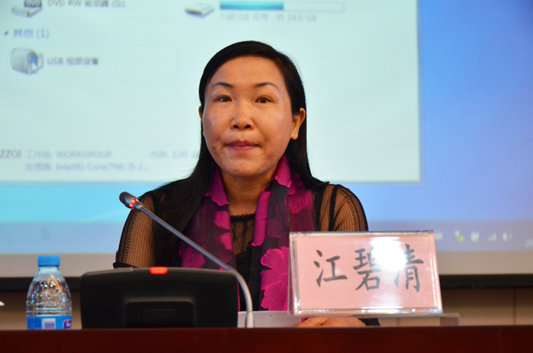 2三亚市社会保险事业局副局长江碧清出席会议并作动员讲话.JPG